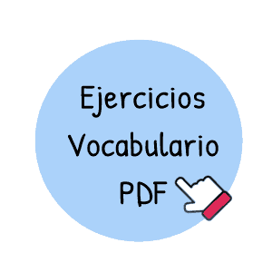 Ejercicios de vocabulario en inglés en PDF