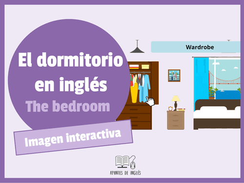 Vocabulario en inglés sobre el dormitorio