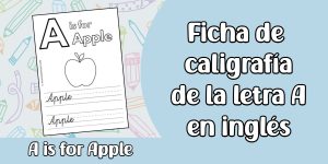 Fichas de caligrafía en inglés | Apuntes de inglés