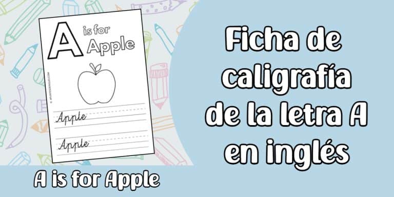 Fichas de caligrafía en inglés | Apuntes de inglés