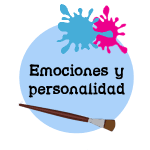 Dibujos para colorear de las emociones y la personalidad en inglés