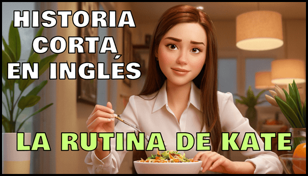 Historia corta en inglés para principiantes: La rutina de Kate
